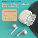 Fineblue J3 Pro TWS 5.0 Wireless Two Ear Bluetooth Headset with 650mAh Charging Cabin & Support Language Wakeup (Black)