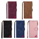 For Huawei Mate 10 Pro Zipper Multi-card Slots Horizontal Flip PU Leather Case with Holder & Card Slots & Wallet & Lanyard & Photo Frame(Black)