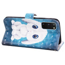 For Samsung Galaxy S20 FE 3D Painted Pattern Horizontal Flip Leather Case with Holder & Wallet & Card slot & Lanyard (Rabbit)
