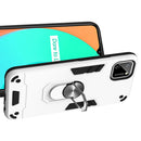 For OPPO Realme C11 Armour Series PC + TPU Protective Case with Ring Holder(Silver)