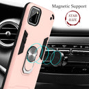For OPPO Realme C11 Armour Series PC + TPU Protective Case with Ring Holder(Silver)