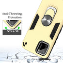 For OPPO Realme C11 Armour Series PC + TPU Protective Case with Ring Holder(Silver)