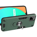 For OPPO Realme C11 Armour Series PC + TPU Protective Case with Ring Holder(Dark Green)