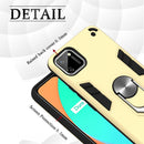 For OPPO Realme C11 Armour Series PC + TPU Protective Case with Ring Holder(Dark Green)