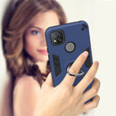 For Xiaomi Redmi 9C Armour Series PC + TPU Protective Case with Ring Holder(Red)