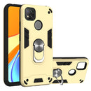 For Xiaomi Redmi 9C Armour Series PC + TPU Protective Case with Ring Holder(Gold)
