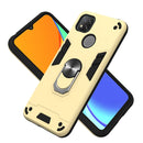 For Xiaomi Redmi 9C Armour Series PC + TPU Protective Case with Ring Holder(Gold)