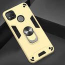 For Xiaomi Redmi 9C Armour Series PC + TPU Protective Case with Ring Holder(Gold)