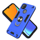 For Xiaomi Redmi 9C Armour Series PC + TPU Protective Case with Ring Holder(Dark Blue)