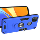 For Xiaomi Redmi 9C Armour Series PC + TPU Protective Case with Ring Holder(Dark Blue)