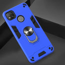 For Xiaomi Redmi 9C Armour Series PC + TPU Protective Case with Ring Holder(Dark Blue)