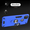 For Xiaomi Redmi 9C Armour Series PC + TPU Protective Case with Ring Holder(Dark Blue)