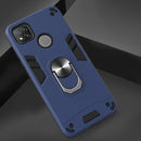 For Xiaomi Redmi 9C Armour Series PC + TPU Protective Case with Ring Holder(Royal Blue)