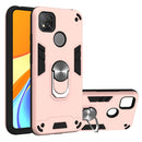 For Xiaomi Redmi 9C Armour Series PC + TPU Protective Case with Ring Holder(Rose Gold)