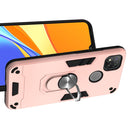 For Xiaomi Redmi 9C Armour Series PC + TPU Protective Case with Ring Holder(Rose Gold)