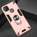 For Xiaomi Redmi 9C Armour Series PC + TPU Protective Case with Ring Holder(Rose Gold)