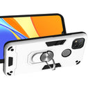 For Xiaomi Redmi 9C Armour Series PC + TPU Protective Case with Ring Holder(Silver)