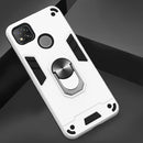 For Xiaomi Redmi 9C Armour Series PC + TPU Protective Case with Ring Holder(Silver)