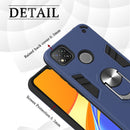 For Xiaomi Redmi 9C Armour Series PC + TPU Protective Case with Ring Holder(Dark Green)
