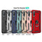 For Huawei Y8p Shockproof TPU + PC Protective Case with 360 Degree Rotating Holder(Blue)