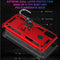 For Huawei Y8s Shockproof TPU + PC Protective Case with 360 Degree Rotating Holder(Red)