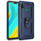 For Huawei Y8s Shockproof TPU + PC Protective Case with 360 Degree Rotating Holder(Blue)