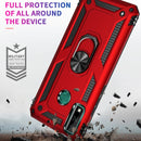 For Huawei Y8s Shockproof TPU + PC Protective Case with 360 Degree Rotating Holder(Rose Gold)