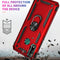 For Huawei Y8s Shockproof TPU + PC Protective Case with 360 Degree Rotating Holder(Rose Gold)