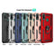 For Huawei Y8s Shockproof TPU + PC Protective Case with 360 Degree Rotating Holder(Rose Gold)