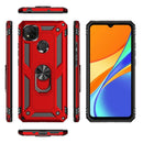 For Xiaomi Redmi 9C Shockproof TPU + PC Protective Case with 360 Degree Rotating Holder(Gold)