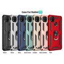 For Xiaomi Redmi 9C Shockproof TPU + PC Protective Case with 360 Degree Rotating Holder(Gold)