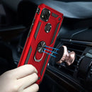 For Xiaomi Redmi 9C Shockproof TPU + PC Protective Case with 360 Degree Rotating Holder(Green)