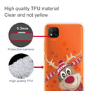 For Xiaomi Redmi 9C Christmas Series Transparent TPU Protective Case(Smiley Deer)