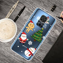 For Xiaomi Redmi Note 9 Christmas Series Transparent TPU Protective Case(4 Cartoons)