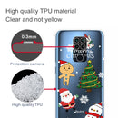 For Xiaomi Redmi Note 9 Christmas Series Transparent TPU Protective Case(4 Cartoons)