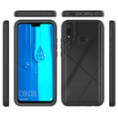 For Huawei Y9 (2019) / Y8s Starry Sky Solid Color Series Shockproof PC + TPU Protective Case(Navy Blue)