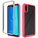 For Huawei Y9 (2019) / Y8s Starry Sky Solid Color Series Shockproof PC + TPU Protective Case(Red)