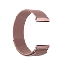 For Fitbit Versa 3 Milanese Watch Band, Size:L 230mm(Rose Pink)