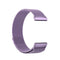 For Fitbit Versa 3 Milanese Watch Band, Size:L 230mm(Light Purple)