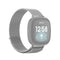 For Fitbit Versa 3 Milanese Watch Band, Size:L 230mm(Silver)
