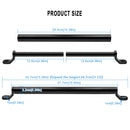 CS-859A1 Motorcycle Electric Vehicle Aluminum Alloy Extended Balance Bar Headlight Mobile Phone Bracket(Black)