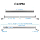 CS-859A3 Motorcycle Electric Vehicle Aluminum Alloy Extended Balance Bar Headlight Mobile Phone Bracket(Silver)