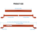 CS-859A5 Motorcycle Electric Vehicle Aluminum Alloy Extended Balance Bar Headlight Mobile Phone Bracket(Orange)