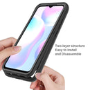For Xiaomi Redmi 9A Starry Sky Solid Color Series Shockproof PC + TPU Protective Case(White)