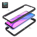 For Xiaomi Redmi 9 Starry Sky Solid Color Series Shockproof PC + TPU Protective Case(Red)