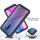 For Xiaomi Redmi 9 Starry Sky Solid Color Series Shockproof PC + TPU Protective Case(Red)