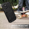R-JUST Shockproof Waterproof Dust-proof Metal + Silicone Protective Case with Holder For iPhone 12 Pro Max(Black)