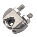20 PCS M3 Stainless Steel 304 Wire Rope Cable Clip Clamp