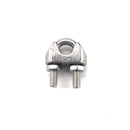 30 PCS M4 304 Stainless Steel Wire Rope Cable Clip Clamp with Thimble Triangle Ring