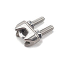 45 PCS M2 / M3 / M4 304 Stainless Steel Wire Rope Cable Clip Clamp